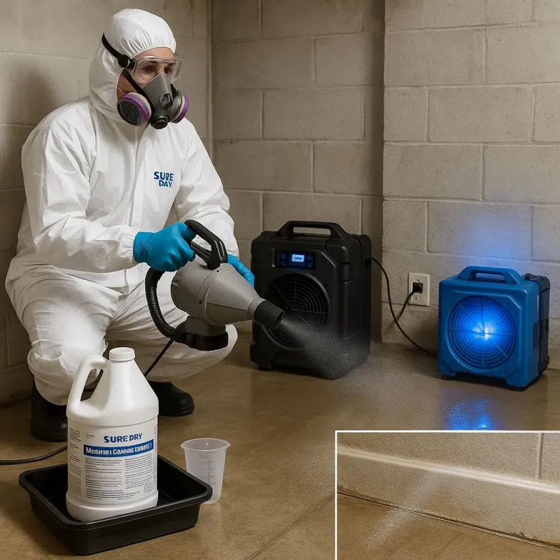 Sanitization and Odor Removal process in Johnston County, OK