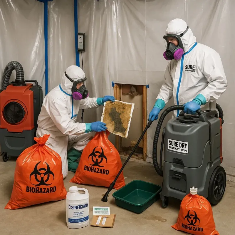 Contaminated Water Handling Protocols process in Johnston County, OK